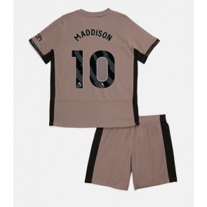 Tottenham Hotspur James Maddison #10 Tredjeställ Barn 2023-24 Kortärmad (+ Korta byxor)